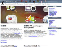 Tablet Screenshot of gnomefr.org